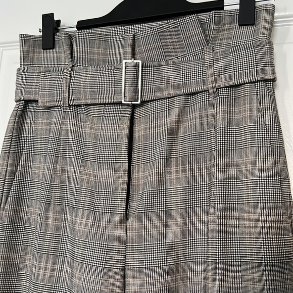 Aritzia Babaton Power Pant in Black/White/Tan Checkprint - Picture 5 of 6